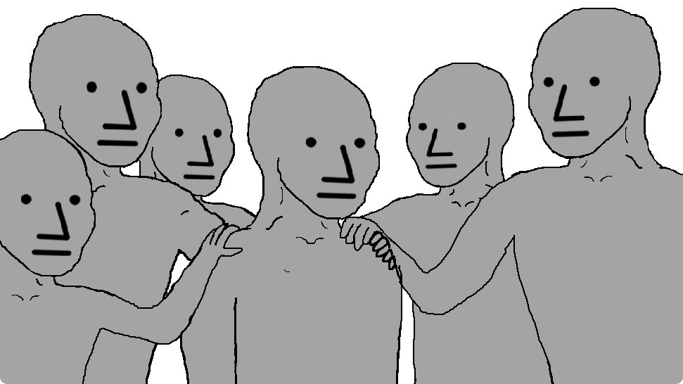 An example of the npc meme in action.