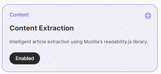Content Extractor: a tool to Extract content